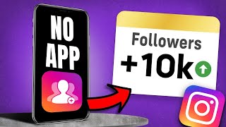 How To Get More Followers On Instagram Without Any App [upl. by Yrelle]