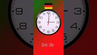 How Germans Tell Time  wie viel Uhr ist es  die Zeit  How to tell time in German [upl. by Selda]