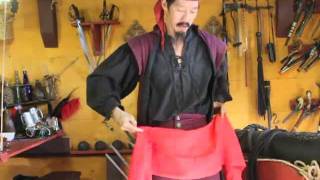 How to Tie a Pirate Sash N Belt [upl. by Pelage655]