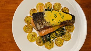 PanSeared Salmon with Hollandaise [upl. by Evelinn231]