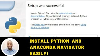 Python Installation and Anaconda Navigator Setup Essential Guide for Beginners [upl. by Thgiwed]