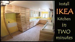 Install IKEA kitchen cabinets [upl. by Terza]