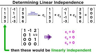 Linear Independence [upl. by Sargent]