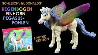 Schleich ® Happy Meal ® Regenbogen Pegasus Einhorn Fohlen 2023  Bayala ® Limited Edition  Unboxing [upl. by Seiber]