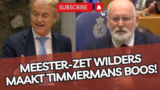 MEESTERZET Wilders maakt Timmermans BOOS [upl. by Worth]