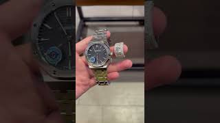 AP Royal Oak 15400 size 41mm  một trong những tam tấu thuỵ sĩ xuhuong watch dongho viralvideo [upl. by Atinit]