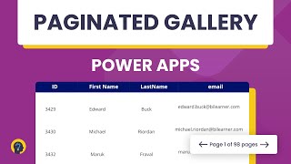 Paginated Galleries in Power Apps [upl. by Wallraff]