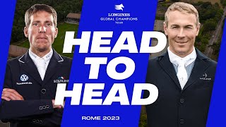 Henrik von Eckermann and David Will go HEAD TO HEAD in Rome [upl. by Nnahgem]