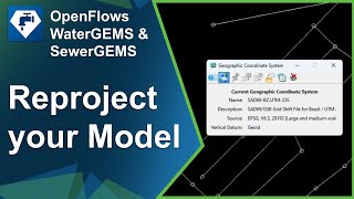 Reproject a Hydraulic Model using the MicroStation Integrated Platform [upl. by Modesta]