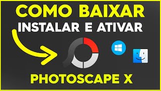 Como Baixar e Instalar PHOTOSCAPE X 2022 RÁPIDO E FÁCIL [upl. by Burkhard]