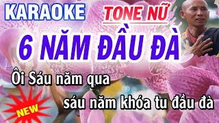 karaoke 6 Năm Đầu Đà  vọng kim lang  tone nữ  lời Lee HT [upl. by Cowley421]