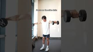 Instead of spamming front delt shoulder exercises… do this for wellrounded shoulders [upl. by Redla]