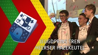 Jeugdprins Tren heerser Hazekeutel  9 januari 2018  Peel en Maas TV Venray [upl. by Atteynod571]