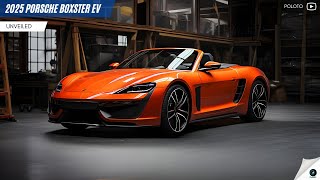 The 2025 Porsche Boxster EV Unveiled  The first electriconly variant for the Boxster [upl. by Viviane]