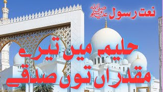 Haleema Main Tere Muqadran Tu Sadqe Naat  haleema main tere muqaddar tu sadke  New Naat 2023 [upl. by Patsy368]