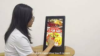 156inch L Shaped Desktop Android Touch Screen Mini Kiosk [upl. by Ecreip]