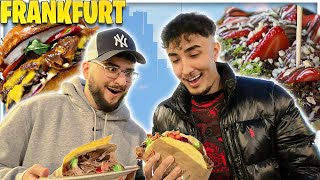 HAT FRANKFURT DAS BESTE ESSEN   XXL FOODTOUR 🌮🥙🍗 [upl. by Trebmal]