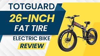 TotGuard 26Inch Fat Tire Electric Bike Review [upl. by Roanne]