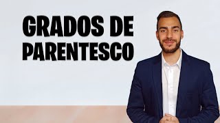 👪 GRADOS DE PARENTESCO 👪  Por Consanguinidad y Por Afinidad  ¿Cómo se calculan [upl. by Clara]