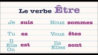 LE VERB ETRE Il verbo essere in francese  Lezione 9 être verboessere [upl. by Silbahc]