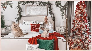 2023 CHRISTMAS DECORATE WITH ME  CHRISTMAS DECOR IDEAS  HOW TO COZY CHRISTMAS BEDROOM [upl. by Nnylrac]