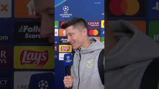 ROBERT LEWANDOWSKI MÓWI W CZTERECH JĘZYKACH SHORT [upl. by Cally]