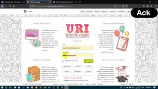 introduction URI online judge amp Registration in URI online judge Advance computer knowledge youtube [upl. by Eadith]