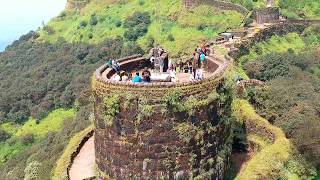 Pratapgad Fort Mahabaleshwar Drone footage [upl. by Iohk]