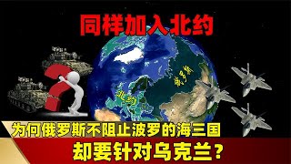 同样加入北约，为何俄罗斯不阻止波罗的海三国，却要针对乌克兰？【地理吖】 [upl. by Lenoj449]