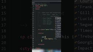CSS font family Property  Font Family property in CSS [upl. by Ihcas]