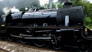 44871 The Waverley at Kirkstall making its way to Carlisle 4824 [upl. by Eizzo]