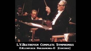 LVBeethoven Complete Symphonies  OKlemperer PhilharmoniaO  195760 [upl. by Berg]