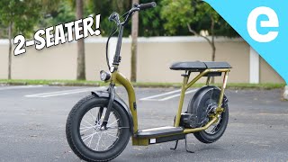 Razor EcoSmart Cargo review 2person electric scooter [upl. by Nibroc229]