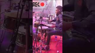 Drum solo by one of the best Zambian drummer ✊ [upl. by Aleciram]