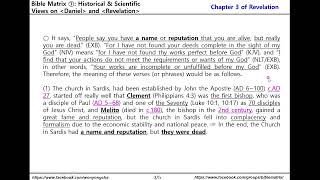 Bible Matrix ⑦208REV 312 – You are alive but you are dead and your works not perfect before God [upl. by Launam114]