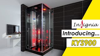 3in1 Sauna Shower amp Steam Room 😍  Insignia Introducing KYS900 [upl. by Kcireddor]