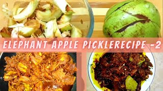 Elephant apple pickle  Chaltar Achar Bangla  Easy Chaltar Recipe in 2024 [upl. by Drarig]