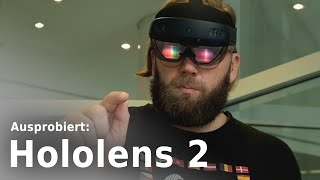 Microsoft Hololens 2 im Test  Ausprobiert [upl. by Lihcox33]