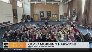 WBZ Next Weather School Field Trips M E Small Elementary School in West Yarmouth and Harwich Elem [upl. by Faith]