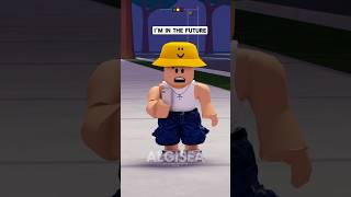 I TRAVELED TO THE FUTURE TO SEE MYSELF 😭  roblox robloxshorts robloxstory [upl. by Pia]