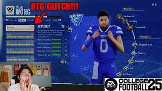 PATCHED HOW TO GET A 99 OVERALL FIELD GENERAL QB IN COLLEGE FOOTBALL 25 RTG [upl. by Madelle]