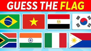 🚩 Guess the Country by the Flag 🌍  World Flags Quiz 🧠🤯 [upl. by Eelytsirk]