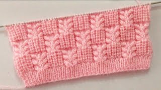 Very Pretty Stitch Pattern For Ladies CardiganBlanket [upl. by Bell]