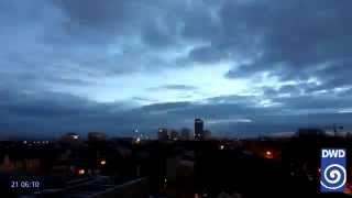 DWD Webcamfilm Offenbach Ost 2015 November [upl. by Arnst]