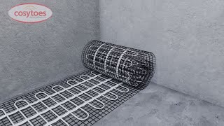 Cosytoes Underfloor Heating  Mat System Installation [upl. by Cirala]