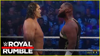 The Great Khali vs Omos  WWE Royal Rumble 2024  Table Match [upl. by Ahtebbat]