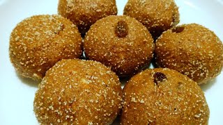 गुड़ से बने चुरमा के लड्डू  Gud se bane churma ke ladoo  Gud ke ladoo  Churma na ladu  Churma [upl. by Cheffetz]