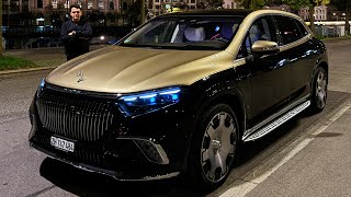 2025 MercedesMAYBACH SClass SUV  Full Night Drive Review EQS 680 Interior Exterior [upl. by Erbma]