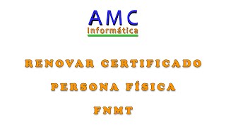 RENOVAR CERTIFICADO DIGITAL FNMT [upl. by Alethia]