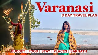 VARANASI Travel Vlog  Ultimate Travel Plan for 3 Days with budget [upl. by Sholeen]